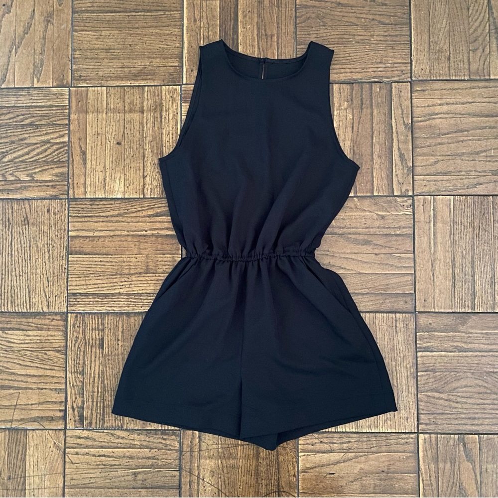 Aritzia Wilfred Black Romper